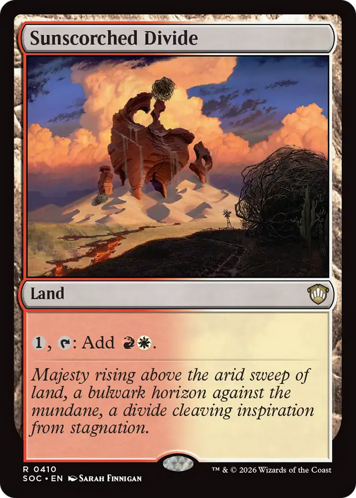 Sunscorched Divide [Secrets of Strixhaven Commander] Magic: The Gathering