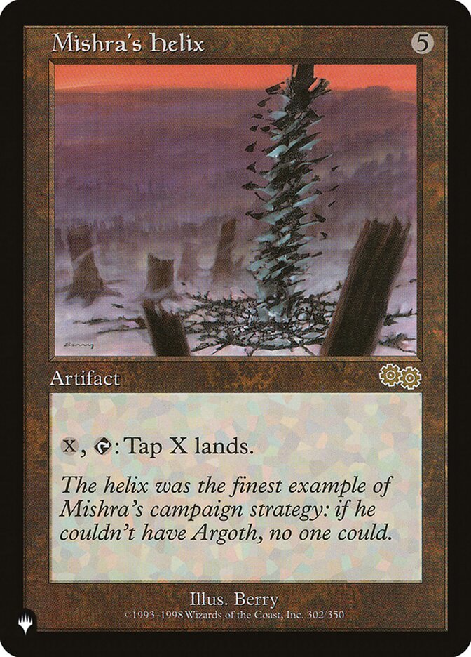 Mishra's Helix [The List] Magic: The Gathering