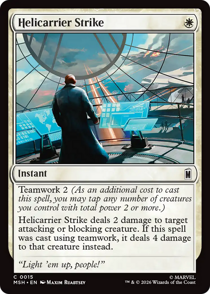 Helicarrier Strike [Marvel Super Heroes] Magic: The Gathering
