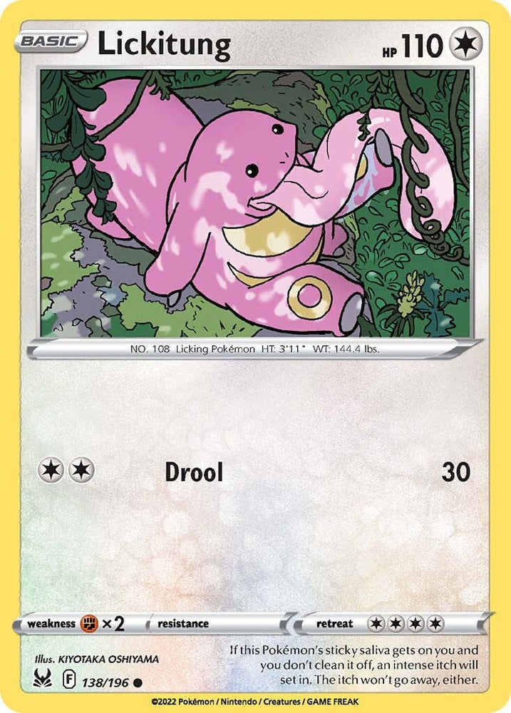 Lickitung (138/196) [Sword & Shield: Lost Origin] Pokémon