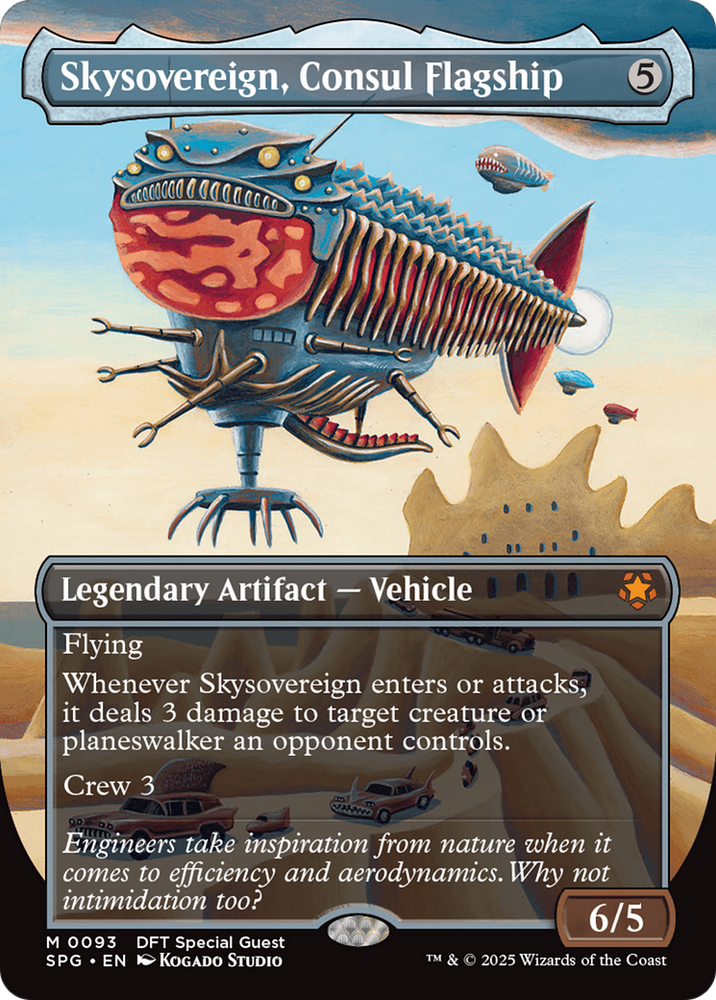 Skysovereign, Consul Flagship (Borderless) [Aetherdrift Special Guests] Magic: The Gathering