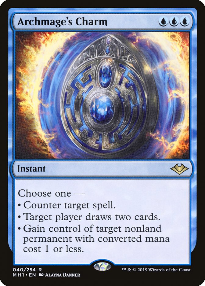 Archmage's Charm [Modern Horizons] Magic: The Gathering