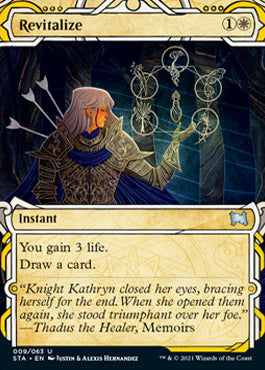 Revitalize (Foil Etched) [Strixhaven: Mystical Archive] Magic: The Gathering