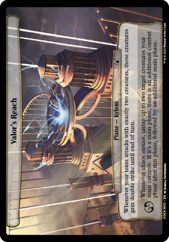 Valor's Reach [March of the Machine Commander] Magic: The Gathering