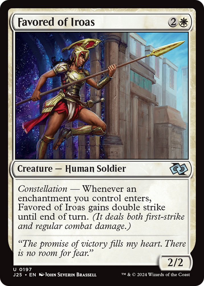 Favored of Iroas [Foundations Jumpstart] Magic: The Gathering