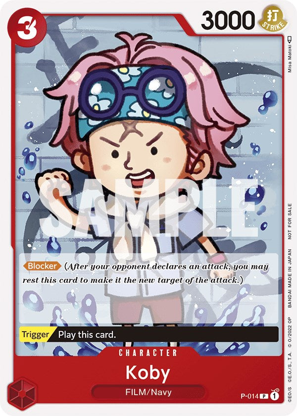 Koby (One Piece Film Red) [One Piece Promotion Cards] Bandai