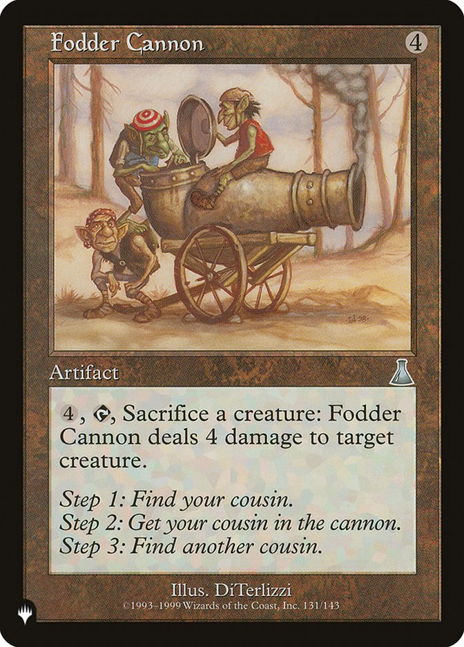 Fodder Cannon [The List] Magic: The Gathering