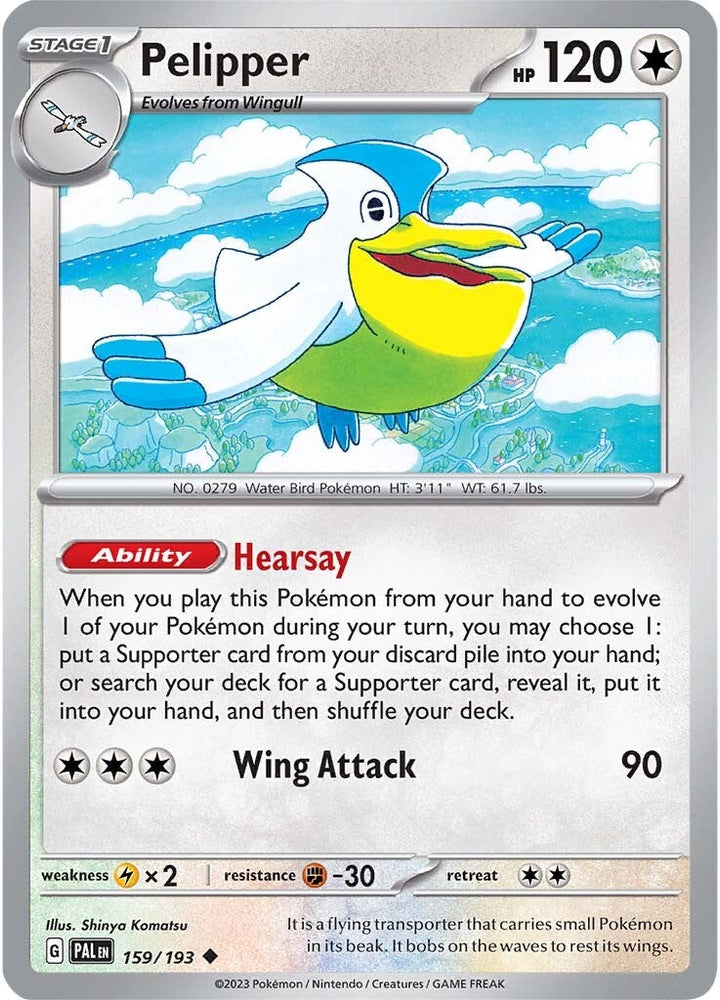 Pelipper (159/193) [Scarlet & Violet: Paldea Evolved] Pokémon