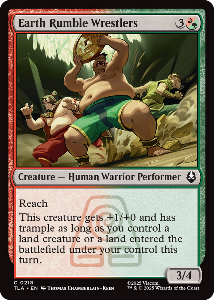 Earth Rumble Wrestlers [Avatar: The Last Airbender] Magic: The Gathering