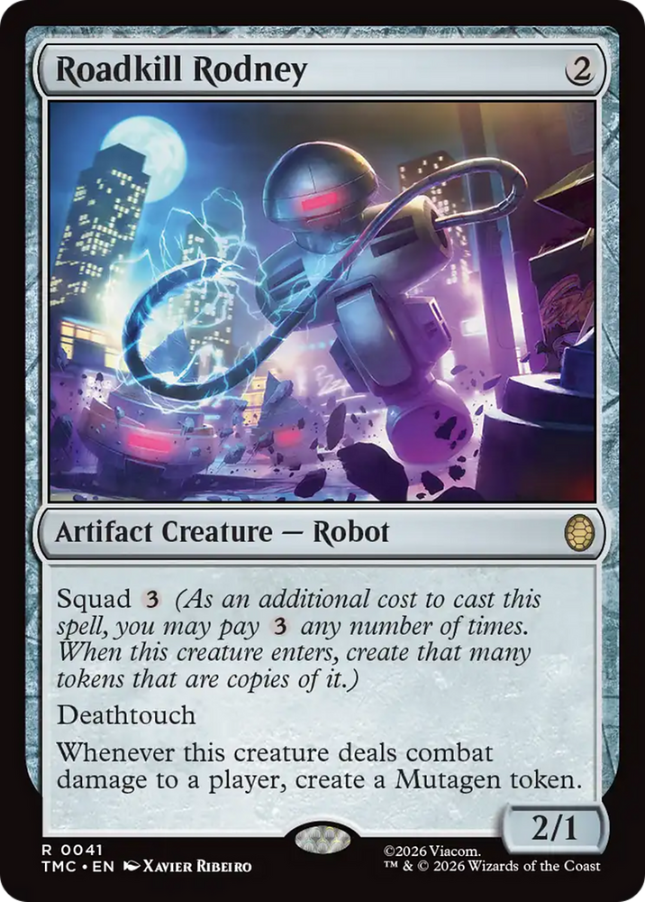 Roadkill Rodney [Teenage Mutant Ninja Turtles Commander] Magic: The Gathering