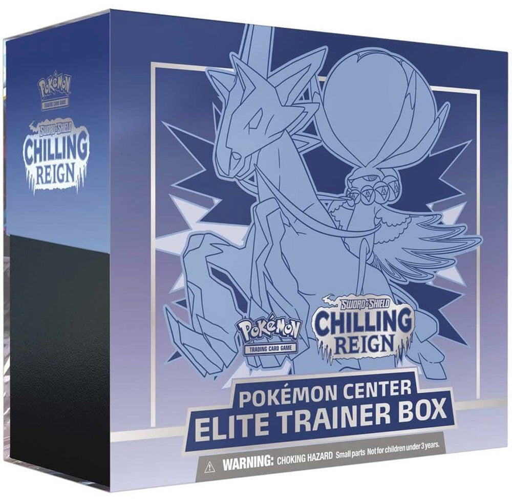 Sword & Shield: Chilling Reign - Elite Trainer Box (Ice Rider Calyrex) (Pokemon Center Exclusive) Pokémon