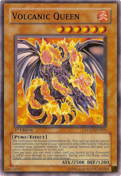 Volcanic Queen [LODT-EN005] Common Yu-Gi-Oh!