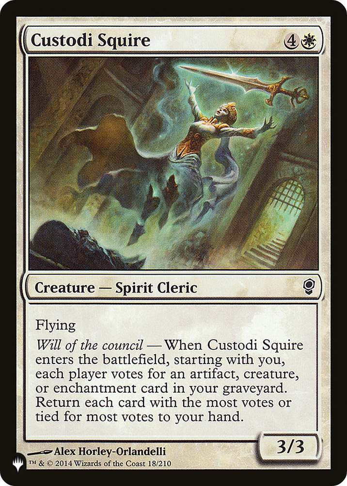 Custodi Squire [The List] Magic: The Gathering