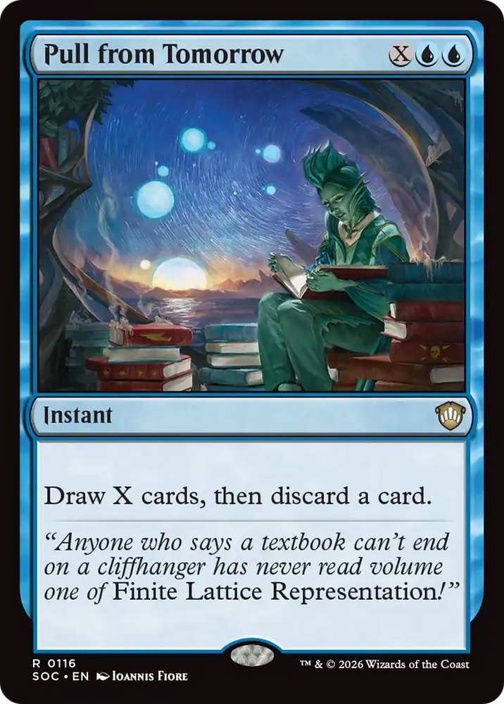 Pull from Tomorrow [Secrets of Strixhaven Commander] Magic: The Gathering