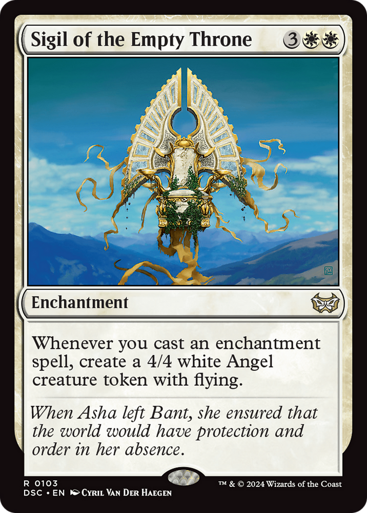Sigil of the Empty Throne [Duskmourn: House of Horror Commander] Magic: The Gathering