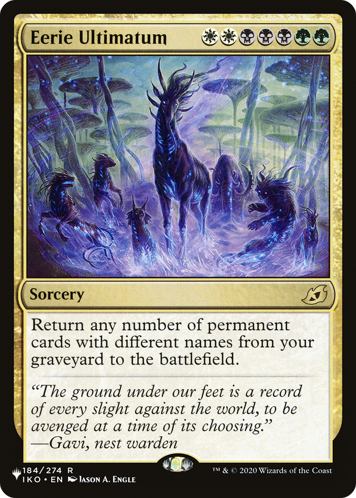 Eerie Ultimatum [The List] Magic: The Gathering