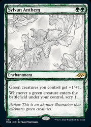 Sylvan Anthem (Sketch) [Modern Horizons 2] Magic: The Gathering
