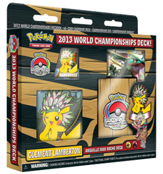 2013 World Championships Deck (Anguille Sous Roche Deck - Clement Lamberton) Pokémon