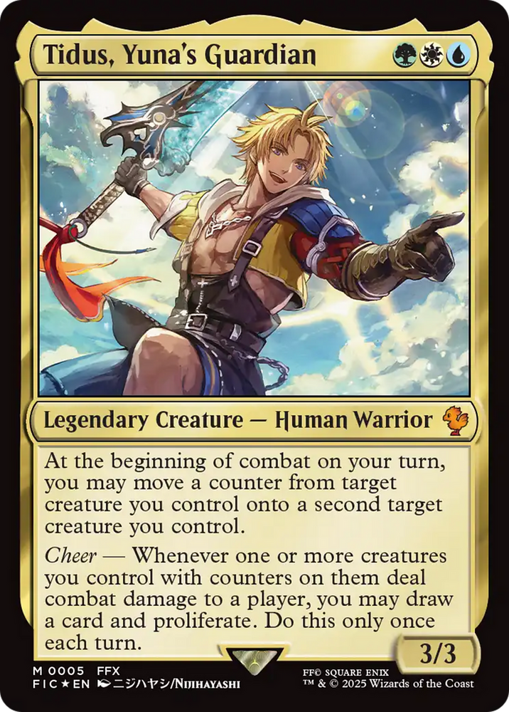 Tidus, Yuna's Guardian [FINAL FANTASY Commander] Magic: The Gathering