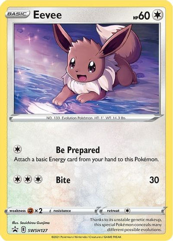 Eevee (SWSH127) [Sword & Shield: Black Star Promos] Pokémon