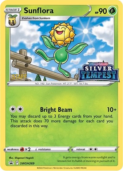 Sunflora (SWSH269) (Prerelease) (Staff) [Sword & Shield: Black Star Promos] Pokémon