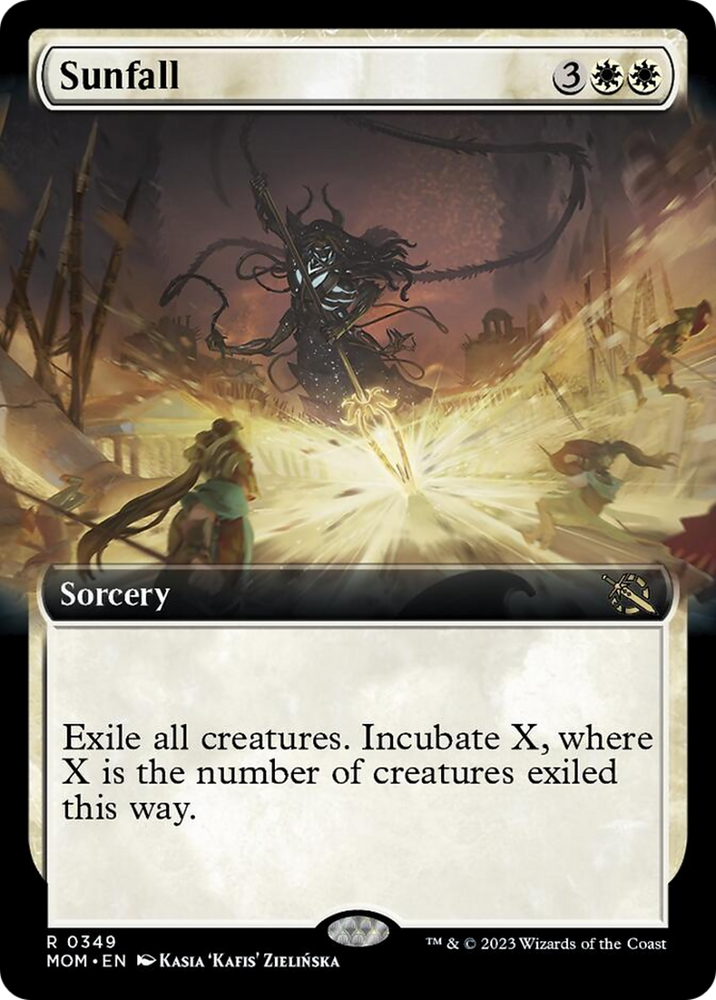 Sunfall (Extended Art) [March of the Machine] Magic: The Gathering