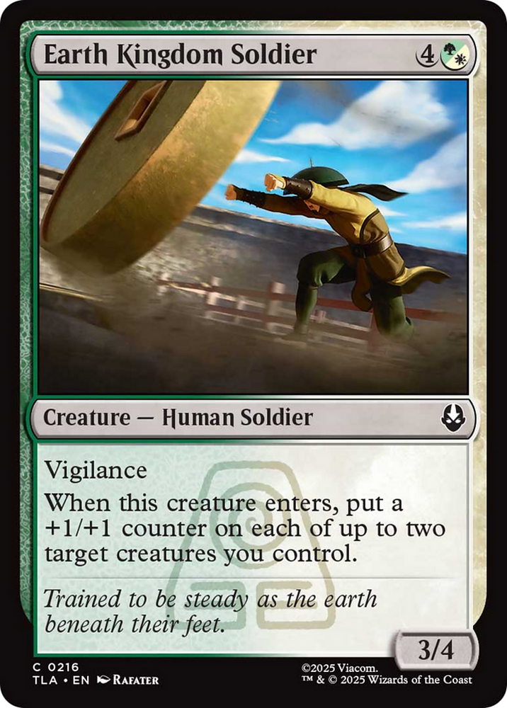 Earth Kingdom Soldier [Avatar: The Last Airbender] Magic: The Gathering