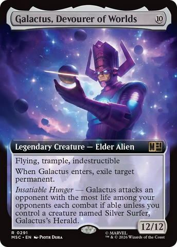 Galactus, Devourer of Worlds (Extended Art) [Marvel Super Heroes Commander] Magic: The Gathering