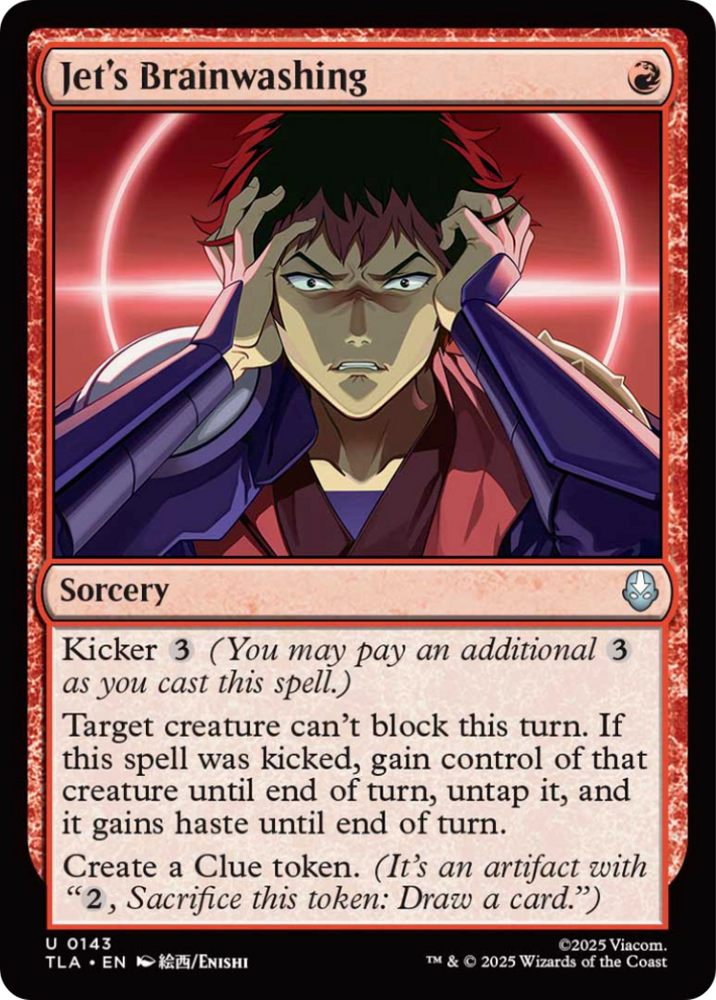 Jet's Brainwashing [Avatar: The Last Airbender] Magic: The Gathering