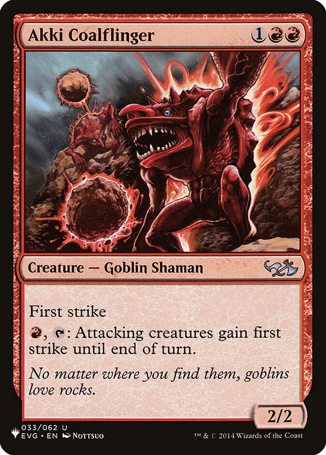 Akki Coalflinger [The List] Magic: The Gathering
