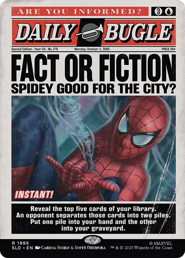 Fact or Fiction (1995) (Rainbow Foil) [Secret Lair Drop Series] Magic: The Gathering