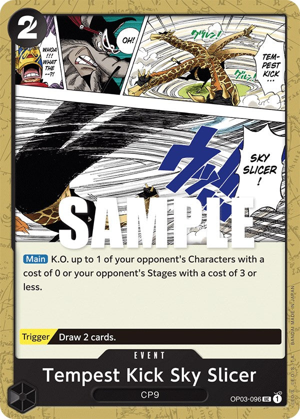 Tempest Kick Sky Slicer [Pillars of Strength] Bandai