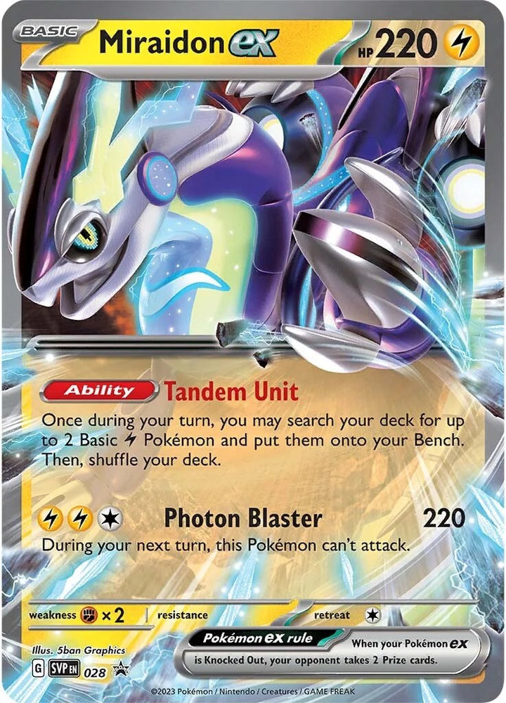 Miraidon ex (028) [Scarlet & Violet: Black Star Promos] Pokémon