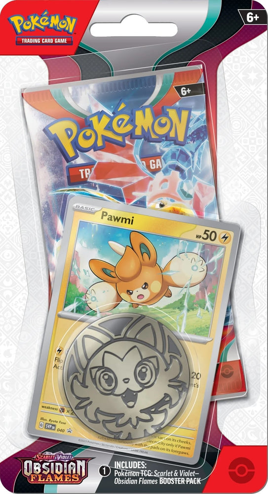 Scarlet & Violet: Obsidian Flames - Single Pack Blister (Pawmi) Pokémon