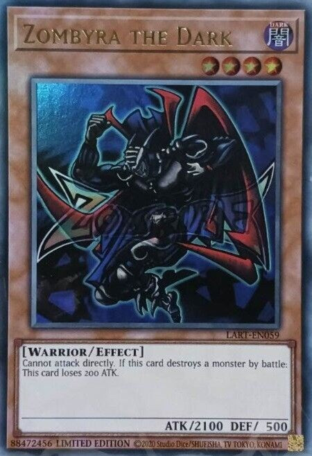 Zombyra the Dark [LART-EN059] Ultra Rare Yu-Gi-Oh!