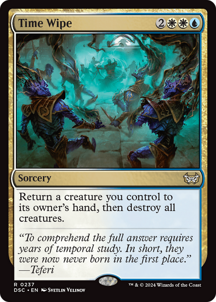 Time Wipe [Duskmourn: House of Horror Commander] Magic: The Gathering