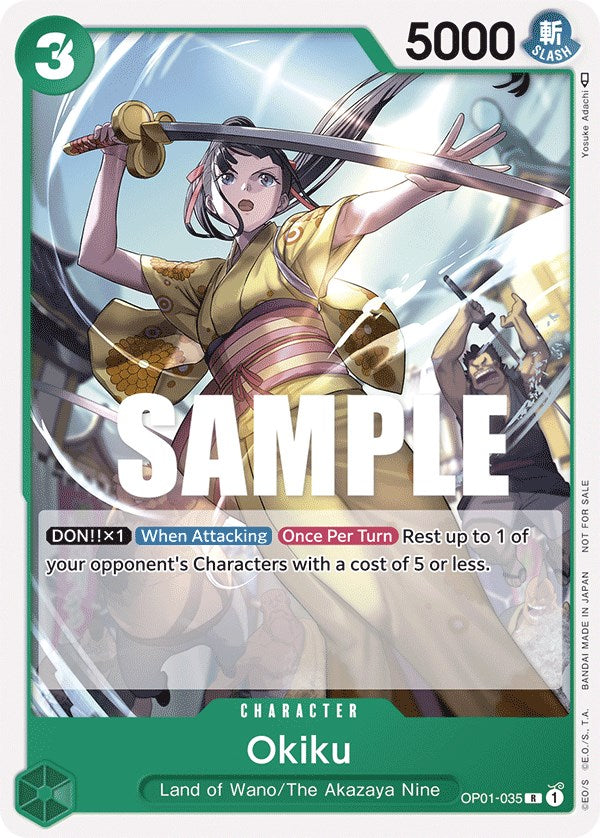 Okiku (Tournament Pack Vol. 4) [One Piece Promotion Cards] Bandai