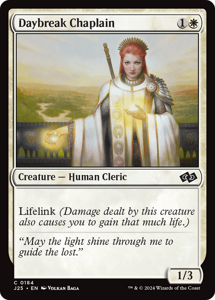 Daybreak Chaplain [Foundations Jumpstart] Magic: The Gathering