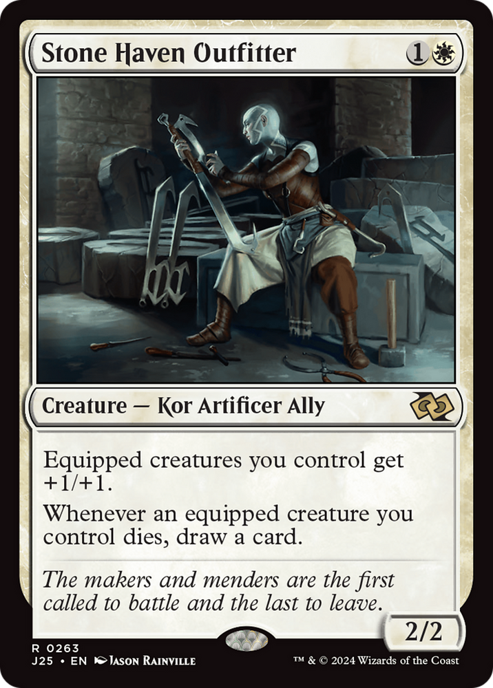 Stone Haven Outfitter [Foundations Jumpstart] Magic: The Gathering