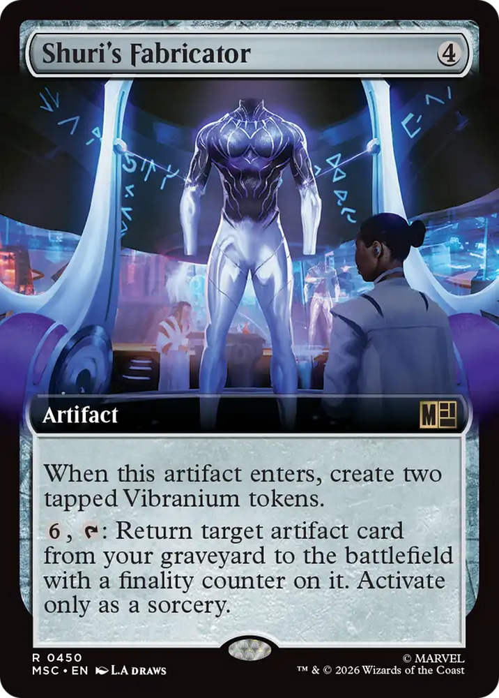 Shuri's Fabricator (Extended Art) [Marvel Super Heroes Commander] Magic: The Gathering