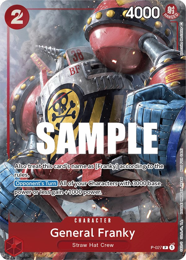 General Franky (Event Pack Vol. 2) [One Piece Promotion Cards] Bandai