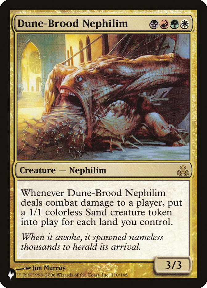 Dune-Brood Nephilim [The List] Magic: The Gathering