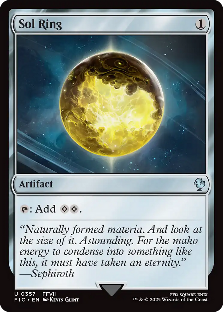 Sol Ring (0357) [FINAL FANTASY Commander] Magic: The Gathering