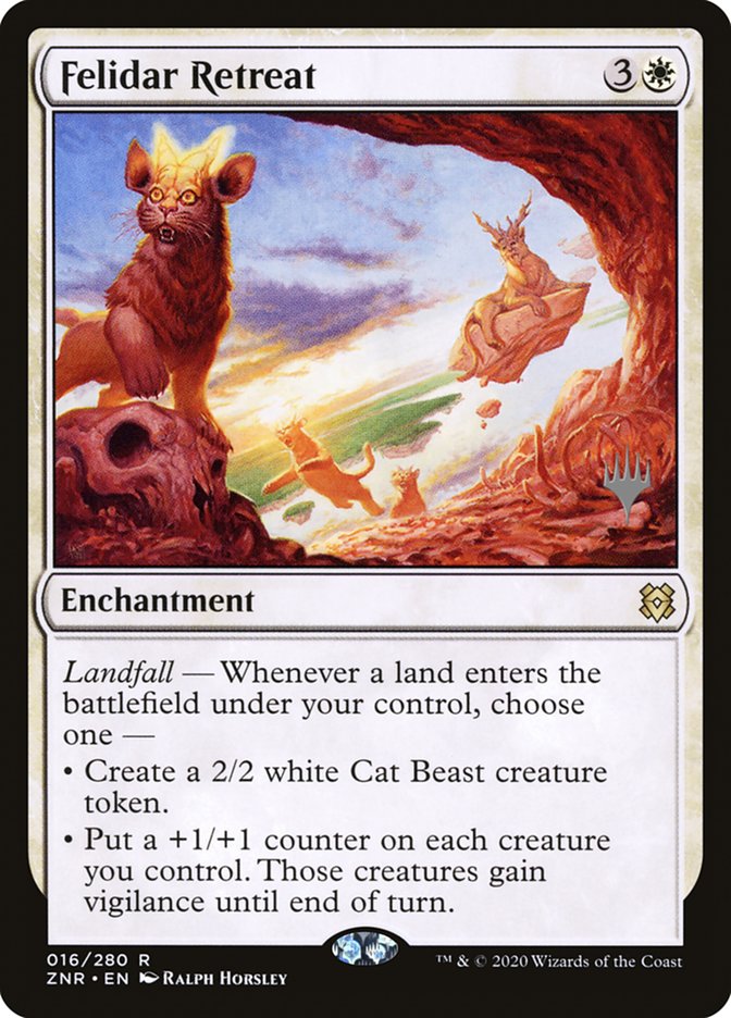 Felidar Retreat (Promo Pack) [Zendikar Rising Promos] Magic: The Gathering