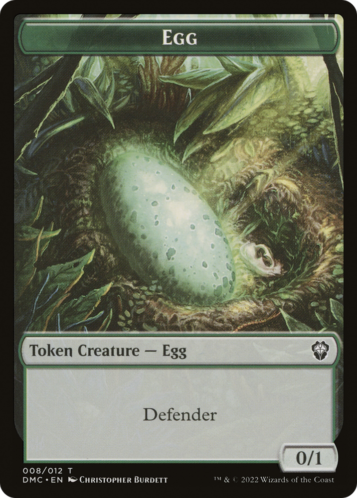 Treasure // Egg Double-Sided Token [Secret Lair Drop Series] Magic: The Gathering