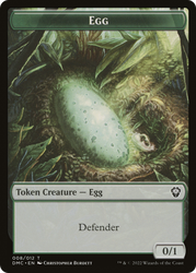 Treasure // Egg Double-Sided Token [Secret Lair Drop Series] Magic: The Gathering