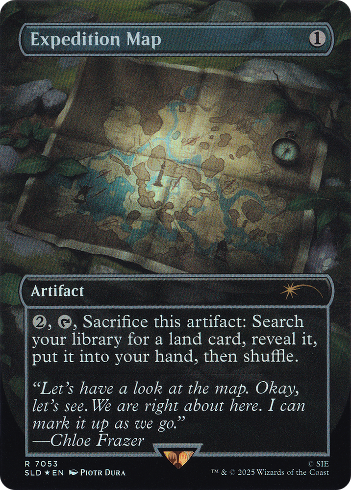 Expedition Map [Secret Lair Drop Series] Magic: The Gathering