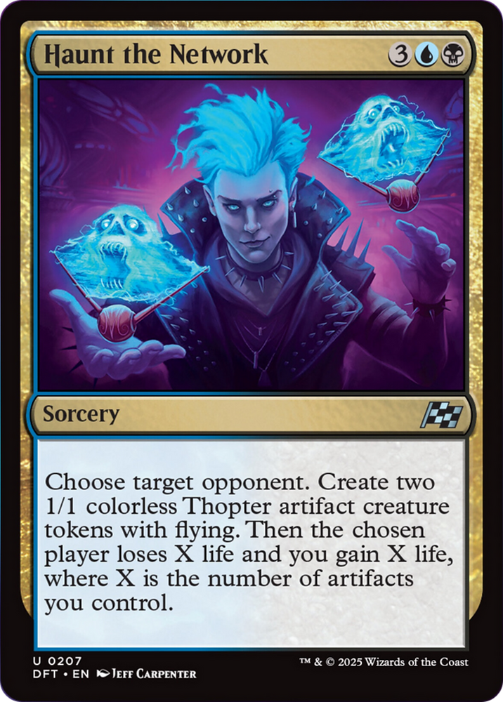 Haunt the Network [Aetherdrift] Magic: The Gathering