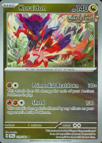 Koraidon (119/162) [Scarlet & Violet: Temporal Forces] Pokémon