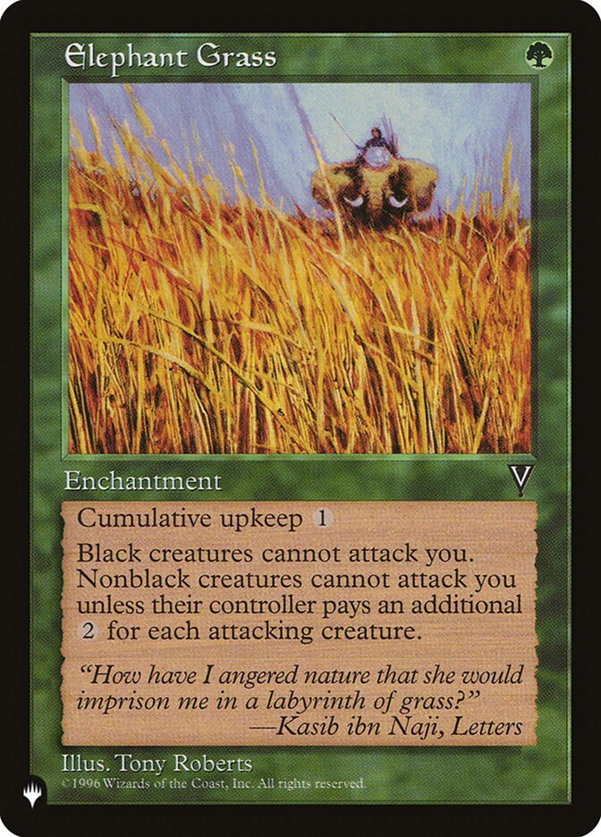 Elephant Grass [The List] Magic: The Gathering